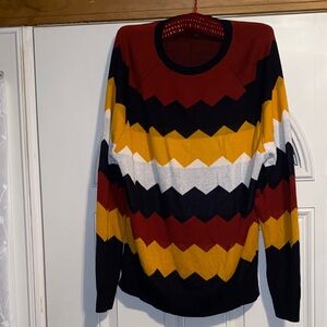 Colorful Chevron Sweater